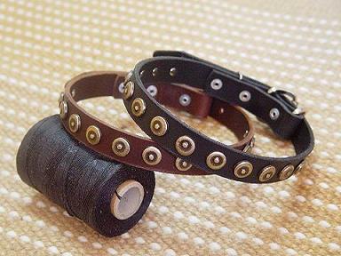 Pitbull leather collar